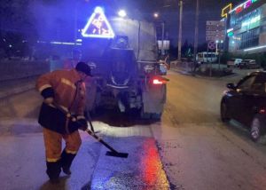 В Ростове-на Дону начался ямочный ремонт дорог
